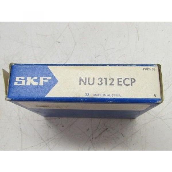 SKF NU 312 ECP Cylindrical Roller Bearing NIB #1 image