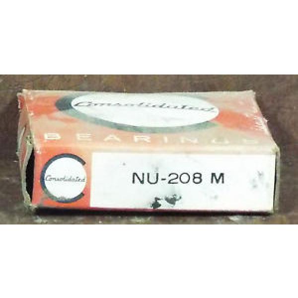 1 NEW CONSOLIDATED NU-208M CYLINDRICAL ROLLER BEARING NIB ***MAKE OFFER*** #1 image