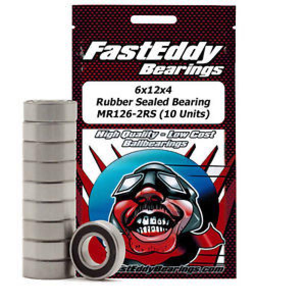 Tamiya 1260 Rubber Sealed Replacement Bearing 6X12X4 (10 Units) #1 image