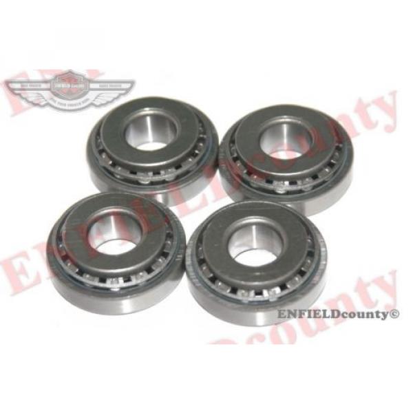 NEW SET OF 4 UNITS INNER PINION BEARING TAPERED CONE JEEP WILLYS REAR AXLE #1 image