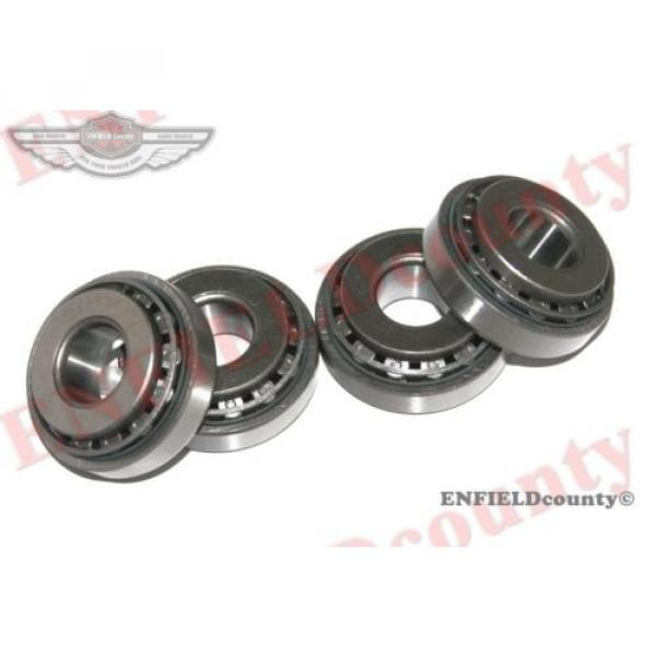 NEW SET OF 4 UNITS INNER PINION BEARING TAPERED CONE JEEP WILLYS REAR AXLE #3 image