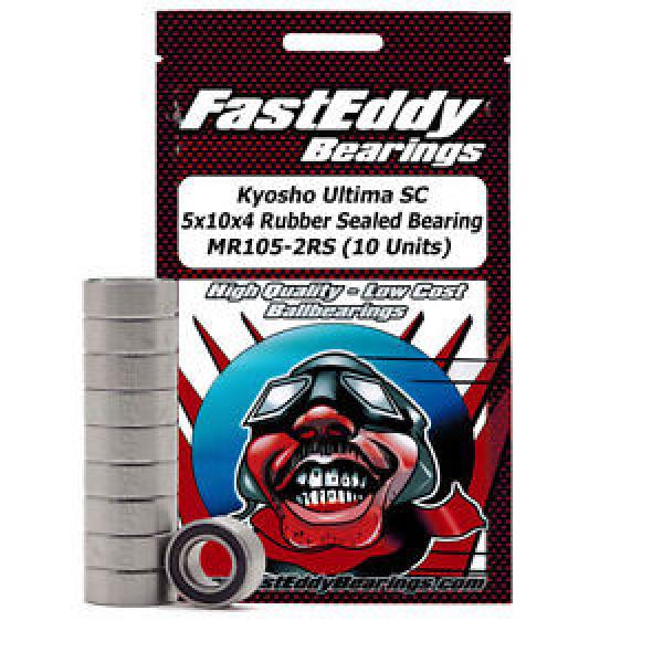 Kyosho Ultima SC 5x10x4 Sealed Bearing MR105-2RS (10 Units) #1 image