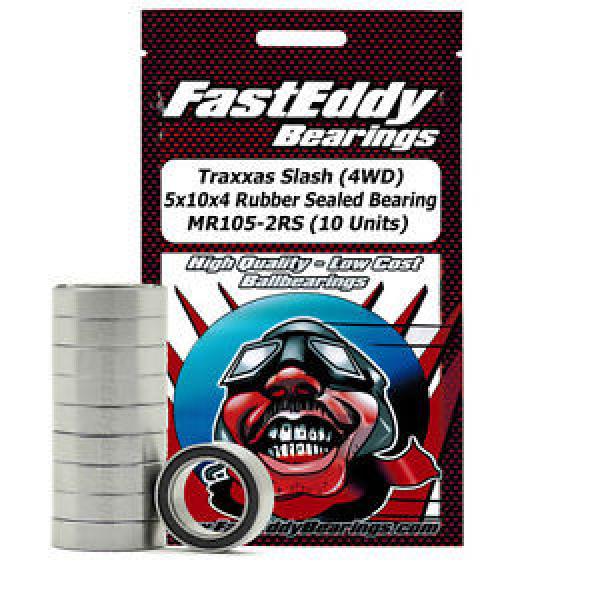 Traxxas Slash (4WD) 5x10x4 Rubber Sealed Bearing MR105-2RS (10 Units) #1 image