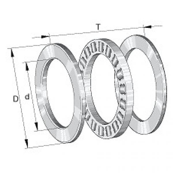 81218-TV INA Axial cylindrical roller bearings 812, single direction, comprising #1 image