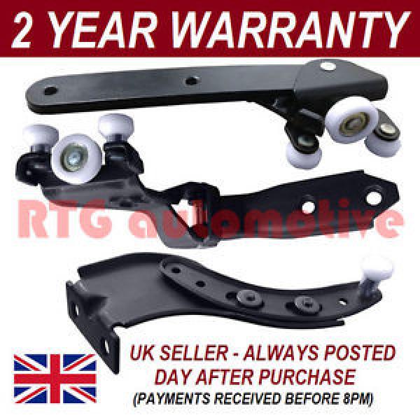 FOR VOLKSWAGEN CADDY 2004-2010 SET OF 3 RIGHT VAN SIDE SLIDING DOOR ROLLER UNITS #1 image