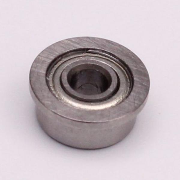 10pcs F693ZZ 3*8*4mm Miniature Deep Groove Ball Flanged Cup Bearings 3x8x4mm #5 image