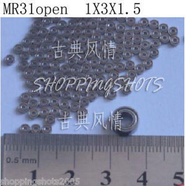 100 pcs MR31 open Deep Groove Ball Bearing 1X3X1.5 mm 1*3*1.5 bearings quality #1 image