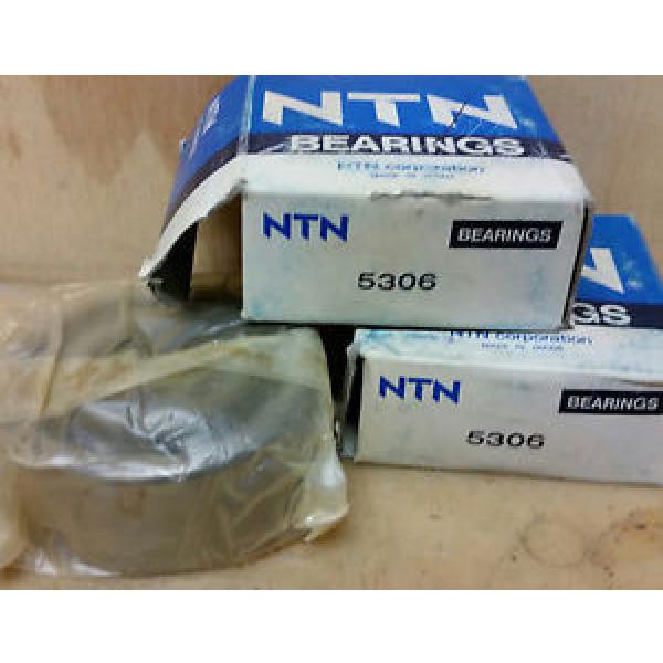 NTN 5306 Double Row Angular Contact Ball Bearing - 30 mm Bore *new* #1 image