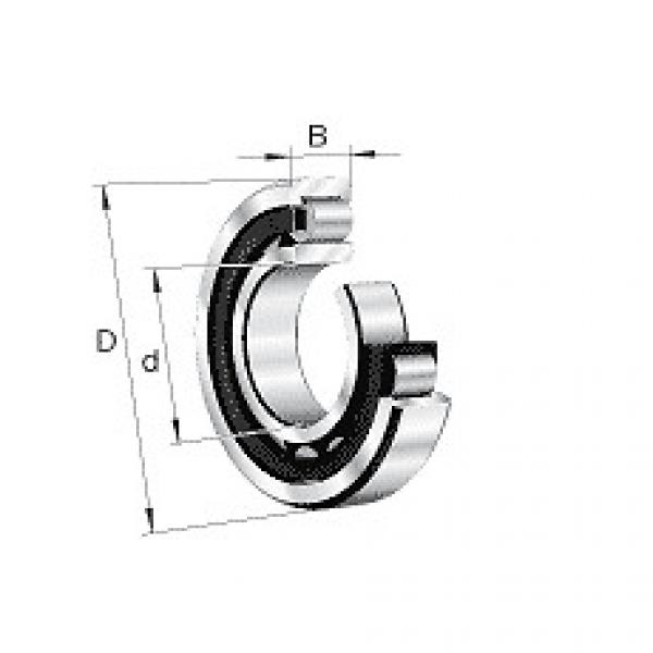 NU2206-E-M1-C3 FAG Cylindrical roller bearing #1 image