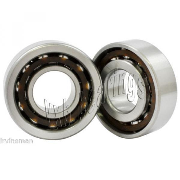 2 Angular Contact 7302B 15x42x13 15mm/42mm/13mm Ball Screw Spindle Ball Bearings #1 image