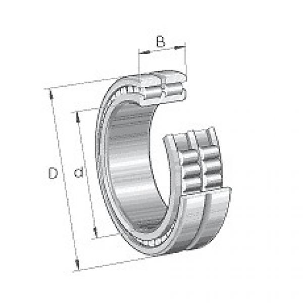 SL024838-A INA Cylindrical roller bearings SL0248, non-locating bearing, double #1 image