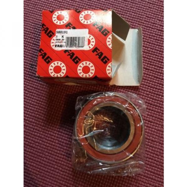 580191 FAG New Angular Contact Ball Bearing For BMW #1 image