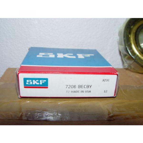 SKF 7208 BECBY Ball Bearings NEW Angular Contact Ball Bearing Single Row USA #1 image