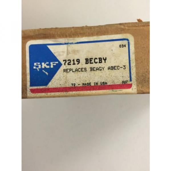 NEW SKF 7219 BECBY Angular Contact Ball Bearing #2 image