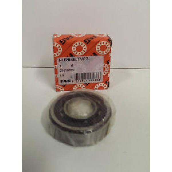 • FAG Zylinderrollenlager / Cylindrical Roller Bearing NU204E.TVP2 #GO #1 image