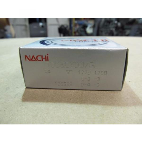 7006CYDUP4 Nachi Angular Contact 30mm x 55mm x 13mm Abec-7 Japan Ball Bearings #1 image