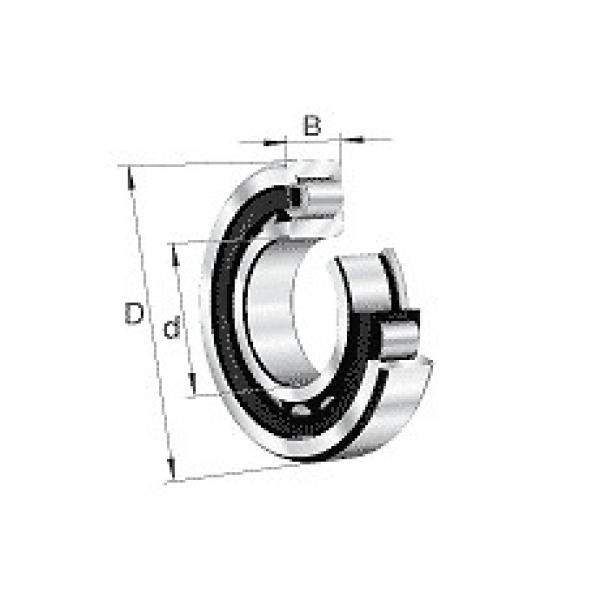 NJ218-E-TVP2 FAG Cylindrical roller bearings NJ2..-E, main dimensions to DIN 541 #1 image