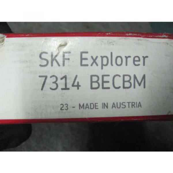 New SKF 7314 BECBM Angular Contact Ball Bearing #1 image