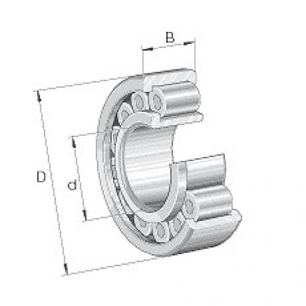 SL192318-TB-XL-C3 INA Cylindrical roller bearings SL1923, semi-locating bearing, #1 image