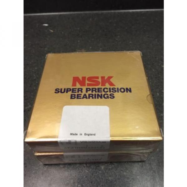 SET OF 2 NEW NSK ANGULAR CONTACT BALL BEARINGS 7012CTRDULP4Y #3 image