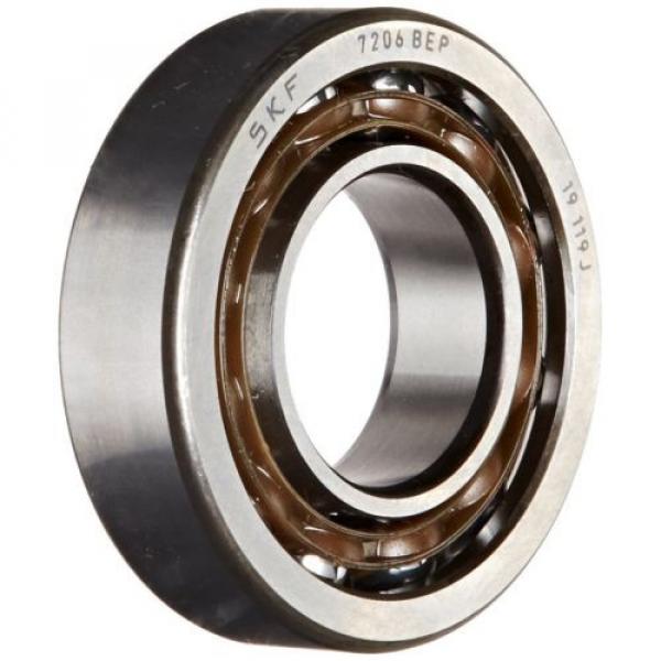 SKF 7206 BEP Light Series Angular Contact Ball Bearing, ABEC 1 Precision, 40°... #1 image