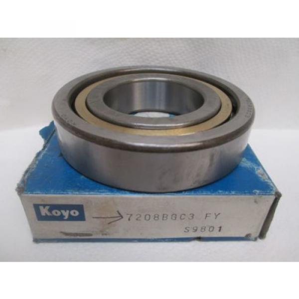 NEW KOYO ANGULAR CONTACT BALL BEARING 7208BGC3 #1 image