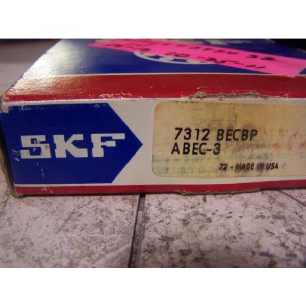 NEW SKF 7312 BECBP ANGULAR CONTACT BALL BEARING SINGLE ROW 60 mm X 130 mm X 31mm #2 image