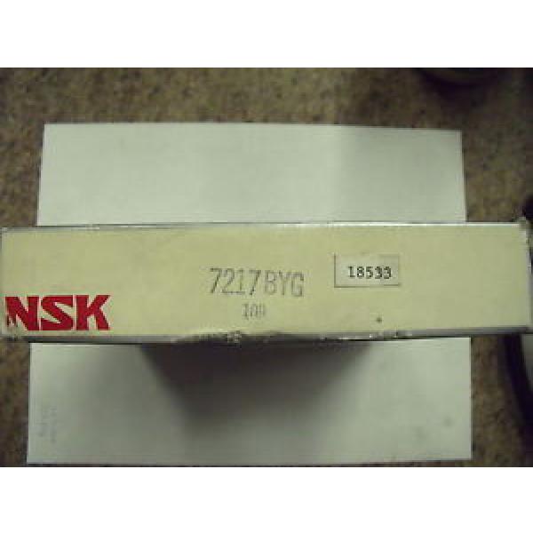 NEW NSK 7217BYG Angular Contact Ball Bearing #1 image