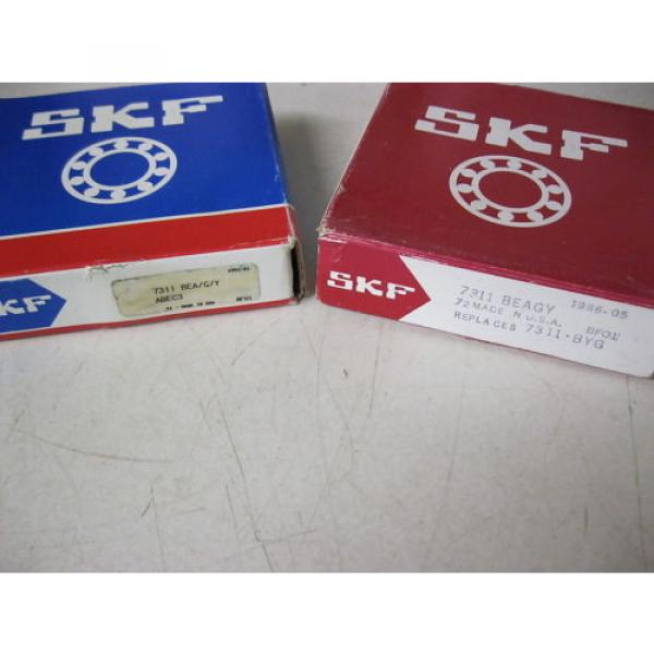 SKF 7311 BEA/G/Y Angular contact ball bearing ABEC-3 120mm OD X 55mm ID X 29mm W #3 image