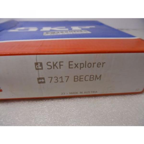 SKF 7317 BECBM Angular Contact Ball Bearing 85MM X 180MM X 41MM NIB #2 image