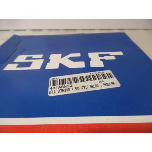 SKF 7317 BECBM Angular Contact Ball Bearing 85MM X 180MM X 41MM NIB #3 image