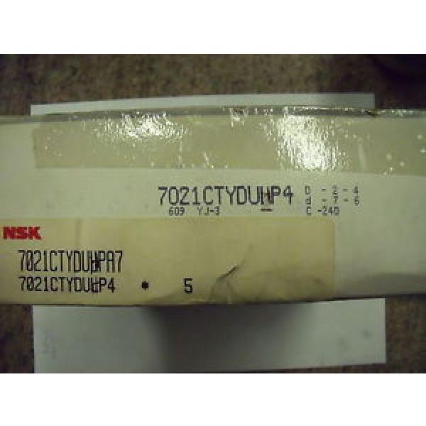 NEW NSK 7021CTYDUHP4 Angular Contact Ball Bearing #1 image