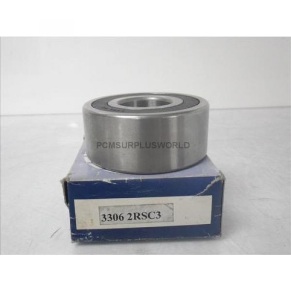 3306 2RSC3 33062RSC3 National Bearing Angular Contact Double Row Ball Bearing #1 image