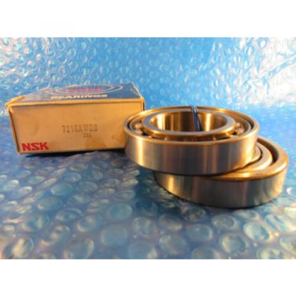 NSK 7210 AWDB, Matching Pair, Angular Contact Ball Bearings #2 image