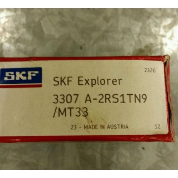 SKF Double Row Angular Contact Ball Bearing 3307 A-2RS1TN9/MT33. #2 image