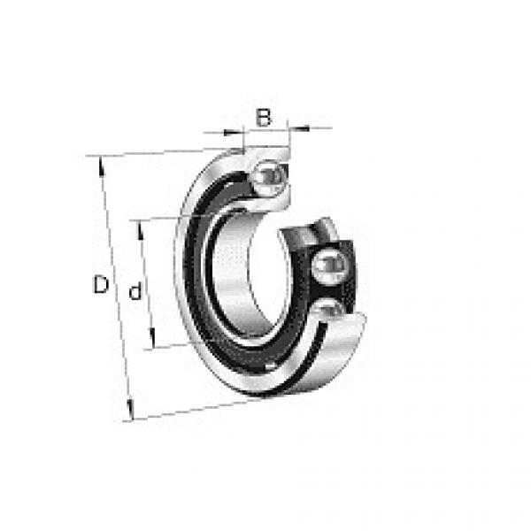 7305-B-MP FAG Angular contact ball bearing #1 image