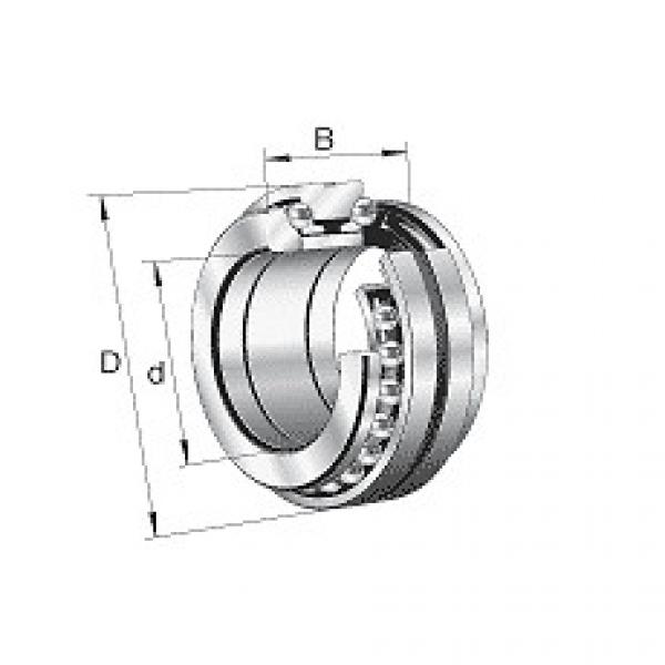 234412M.SP FAG Angular Contact Thrust Ball Bearings, Double Direction #1 image