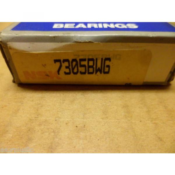 NSK 7305BWG ANGULAR CONTACT BALL BEARING  7305B G  NOS #3 image