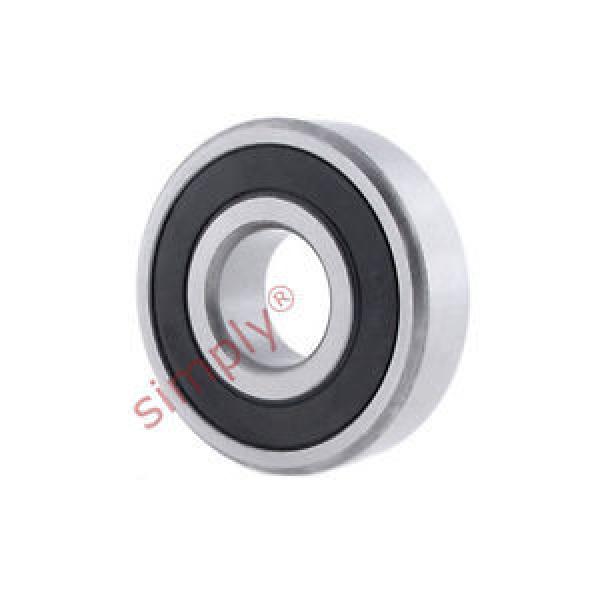 Budget 72082RS Rubber Sealed Single Row Angular Contact Ball Bearing 40x80x18mm #1 image