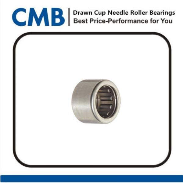 2PCS BK1212 Closed End Drawn Cup Needle Roller Bearing 12x18x12mm Brand New #1 image