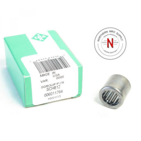 INA SCH-812 DRAWN CUP NEEDLE ROLLER BEARING, .500&#034; x .750&#034; x .750&#034; #1 image