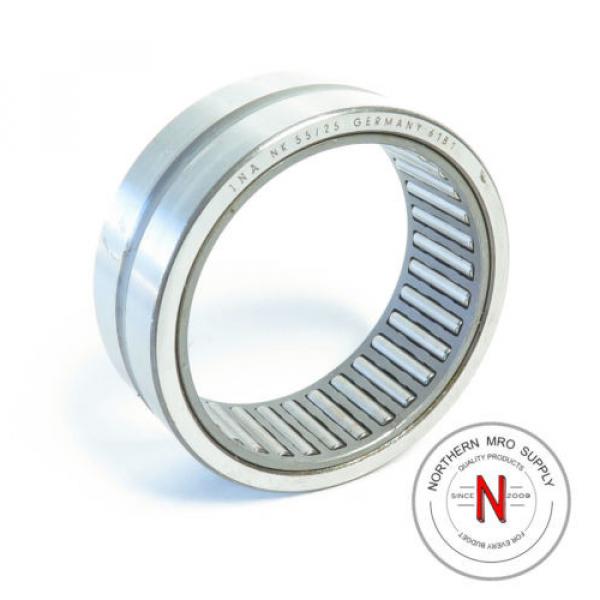 INA NK55/25 NEEDLE ROLLER BEARING, 55mm x 68mm x 25mm, OPEN #3 image