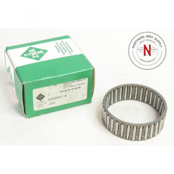 INA K45X50X17-B NEEDLE ROLLER BEARING, 45mm x 50mm x 17mm, OPEN #1 image