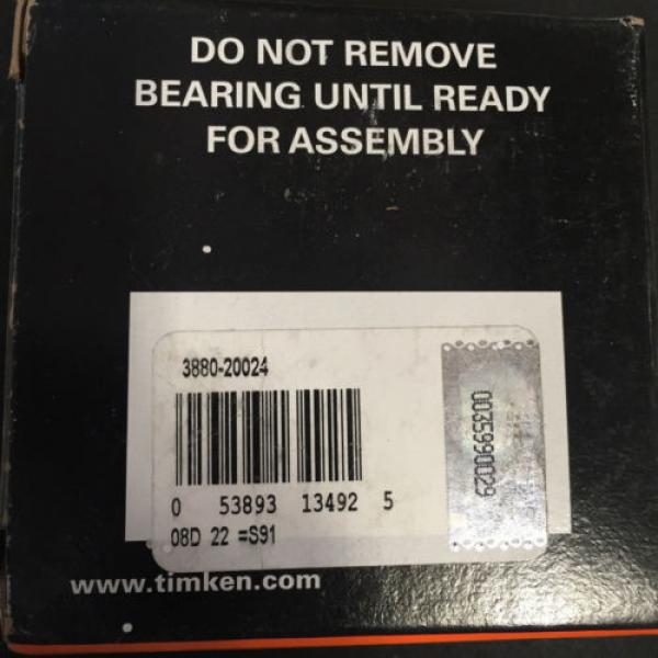 TIMKEN 3880 SINGLE CONE TAPERED ROLLER BEARING #3 image