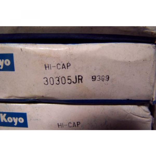 (3) NEW KOYO 30305JR TAPERED ROLLER BEARING LOT OF 3 #2 image