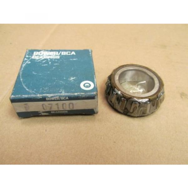 NIB BOWER BCA 07100 TAPERED ROLLER BEARING 07100 1&#034; BORE #1 image