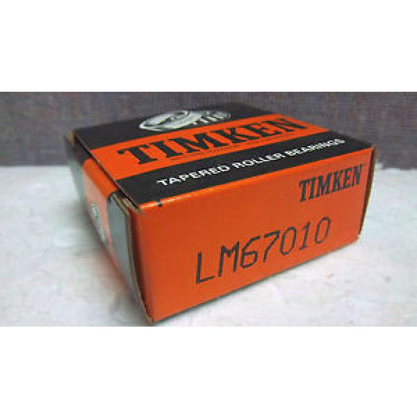 TIMKEN TAPERED ROLLER BEARING LM67010 NEW LM67010 #1 image