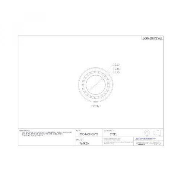 Timken 13175 Tapered Roller Bearing, Single Cone, Standard Tolerance, Straight #2 image