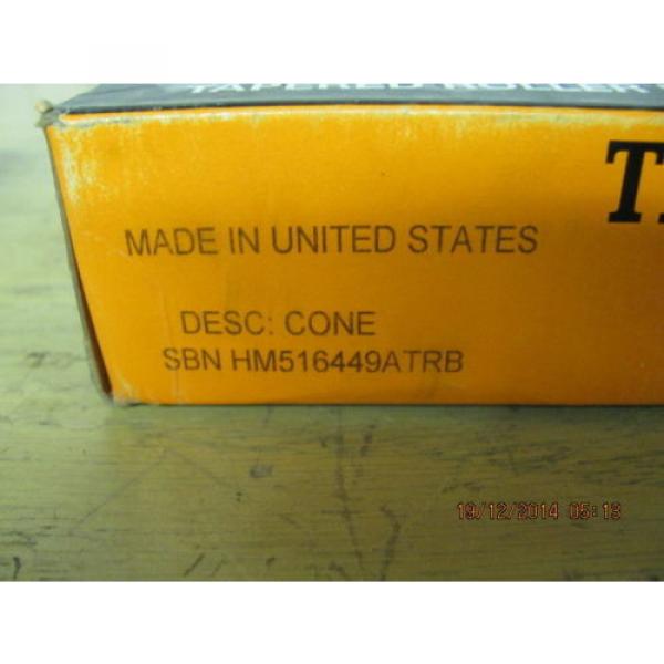 Timken HM516449ATRB Tapered Roller Bearing Cone #2 image