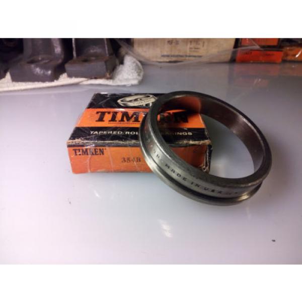 TIMKEN 354B TAPERED ROLLER BEARING, SINGLE CUP, STANDARD TOLERANCE, FLANGED O... #1 image